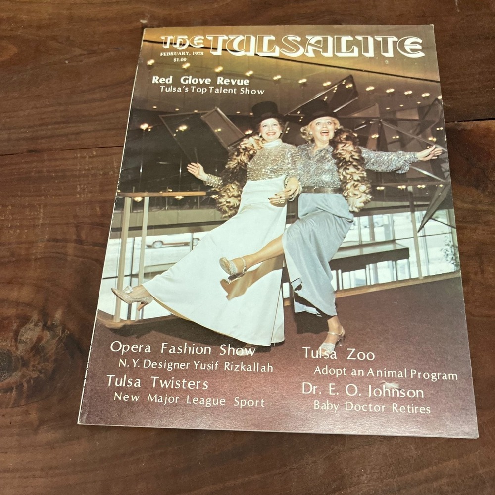 Tulsalite February 1978 Tulsa Talent Show Opera Fashion Tulsa Zoo Magazine